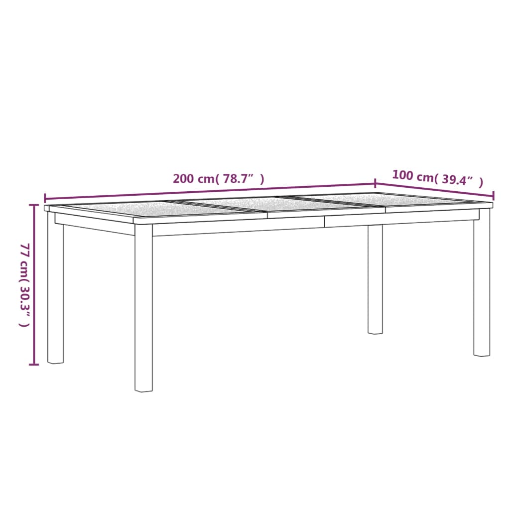 3-delige Tuinset massief teakhout is nu te koop bij PeponiXL, paradijselijk wonen!