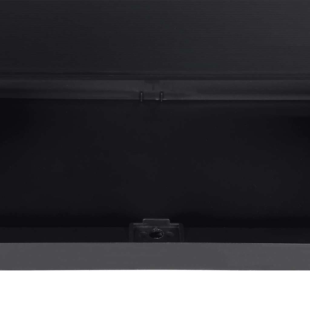 Tuinkast 65x37x85 cm polypropeen zwart is nu te koop bij PeponiXL, paradijselijk wonen!