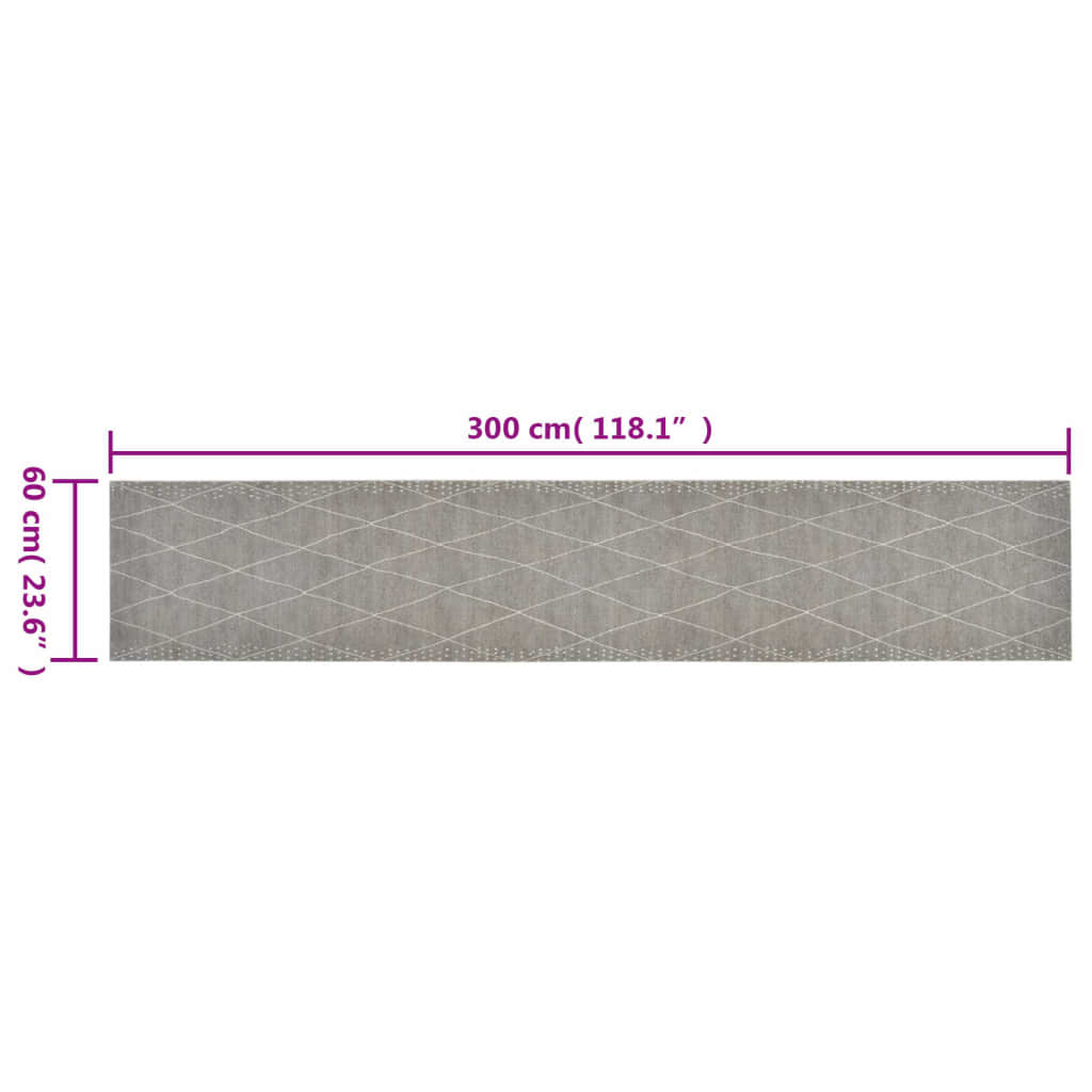 Keukenmat wasbaar geruit 60x300 cm fluweel is nu te koop bij PeponiXL, paradijselijk wonen!
