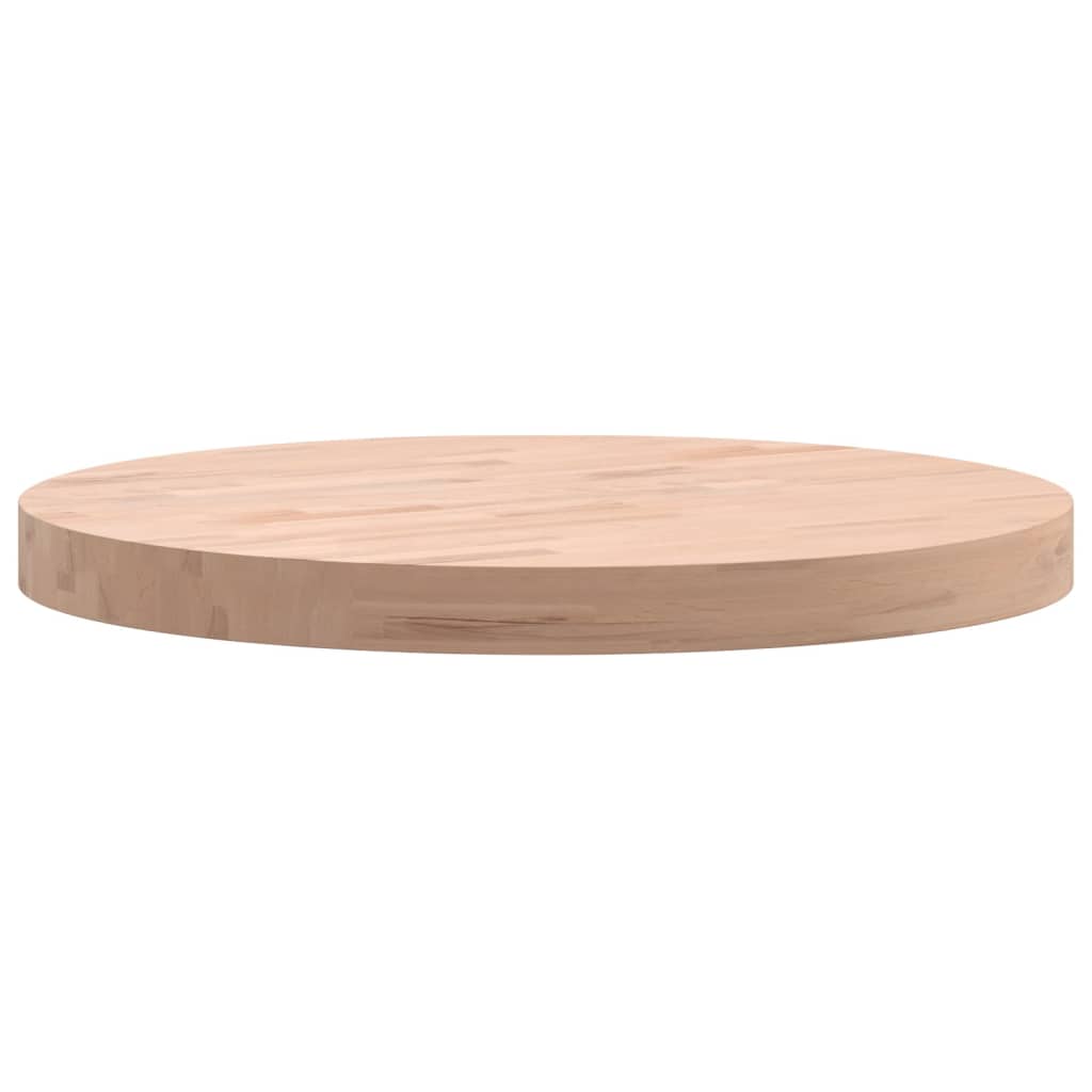 Tafelblad rond Ø50x4 cm massief beukenhout is nu te koop bij PeponiXL, paradijselijk wonen!