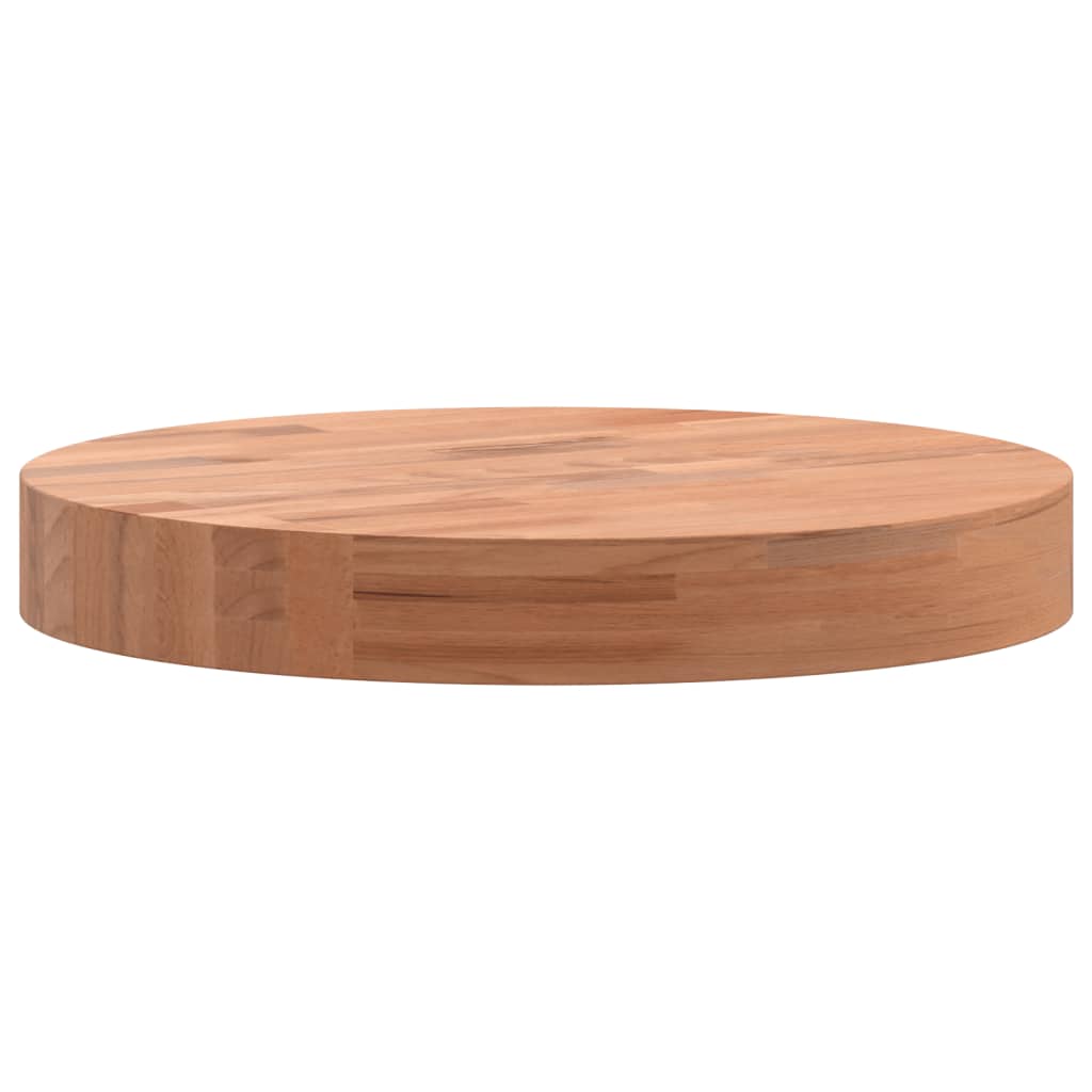 Tafelblad rond Ø30x4 cm massief beukenhout is nu te koop bij PeponiXL, paradijselijk wonen!
