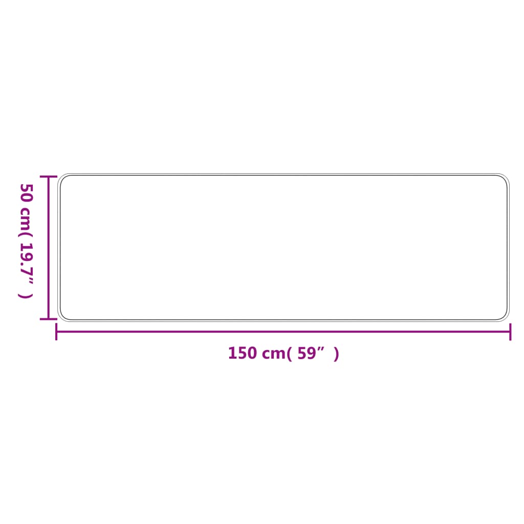 Tapijtloper 50x150 cm sisal-look antracietkleurig is nu te koop bij PeponiXL, paradijselijk wonen!