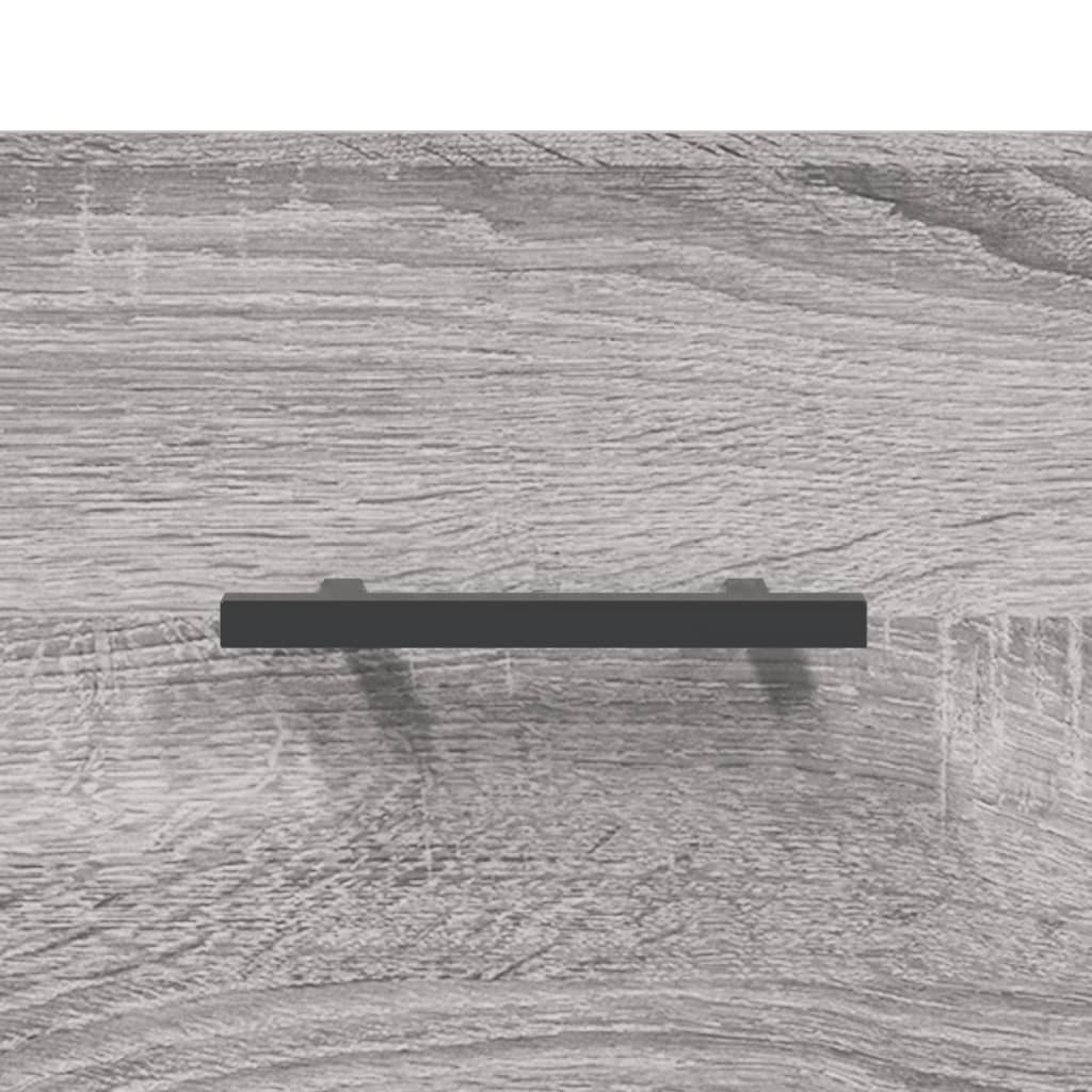 Hoge kast 69,5x34x180 cm bewerkt hout grijs sonoma eikenkleurig is nu te koop bij PeponiXL, paradijselijk wonen!