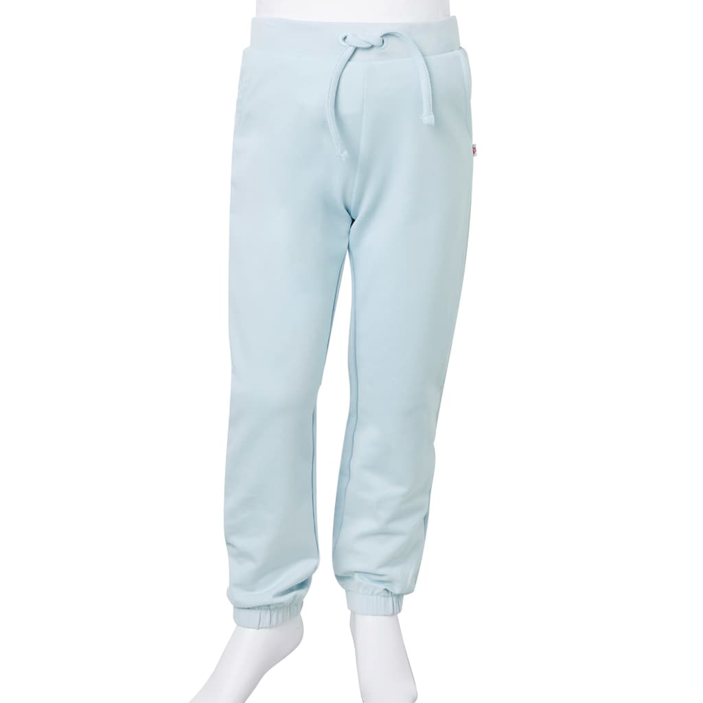 Kinderjoggingbroek 128 lichtblauw is nu te koop bij PeponiXL, paradijselijk wonen!