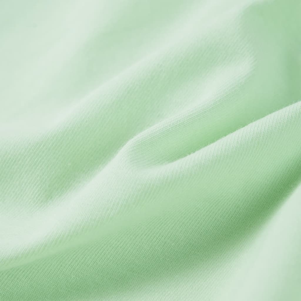 Kindershirt met ruches aan de mouwen 116 zachtgroen is nu te koop bij PeponiXL, paradijselijk wonen!