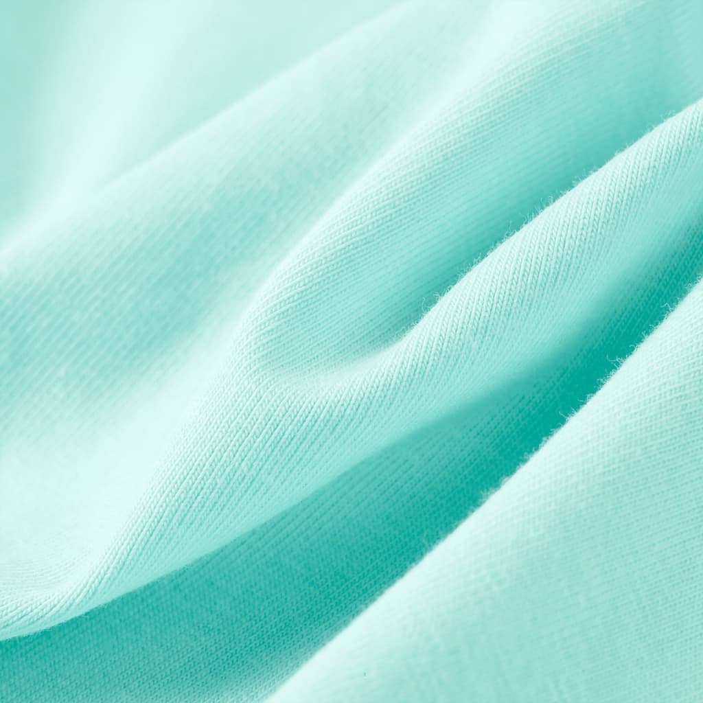 Kindershirt met korte mouwen 104 lichtzeeblauw is nu te koop bij PeponiXL, paradijselijk wonen!