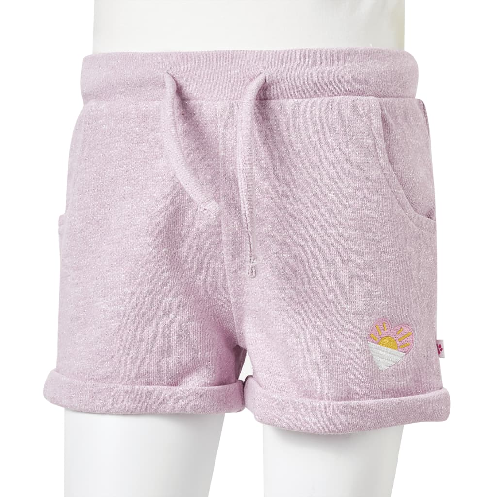 Kindershorts met trekkoord 128 gemengd lila is nu te koop bij PeponiXL, paradijselijk wonen!