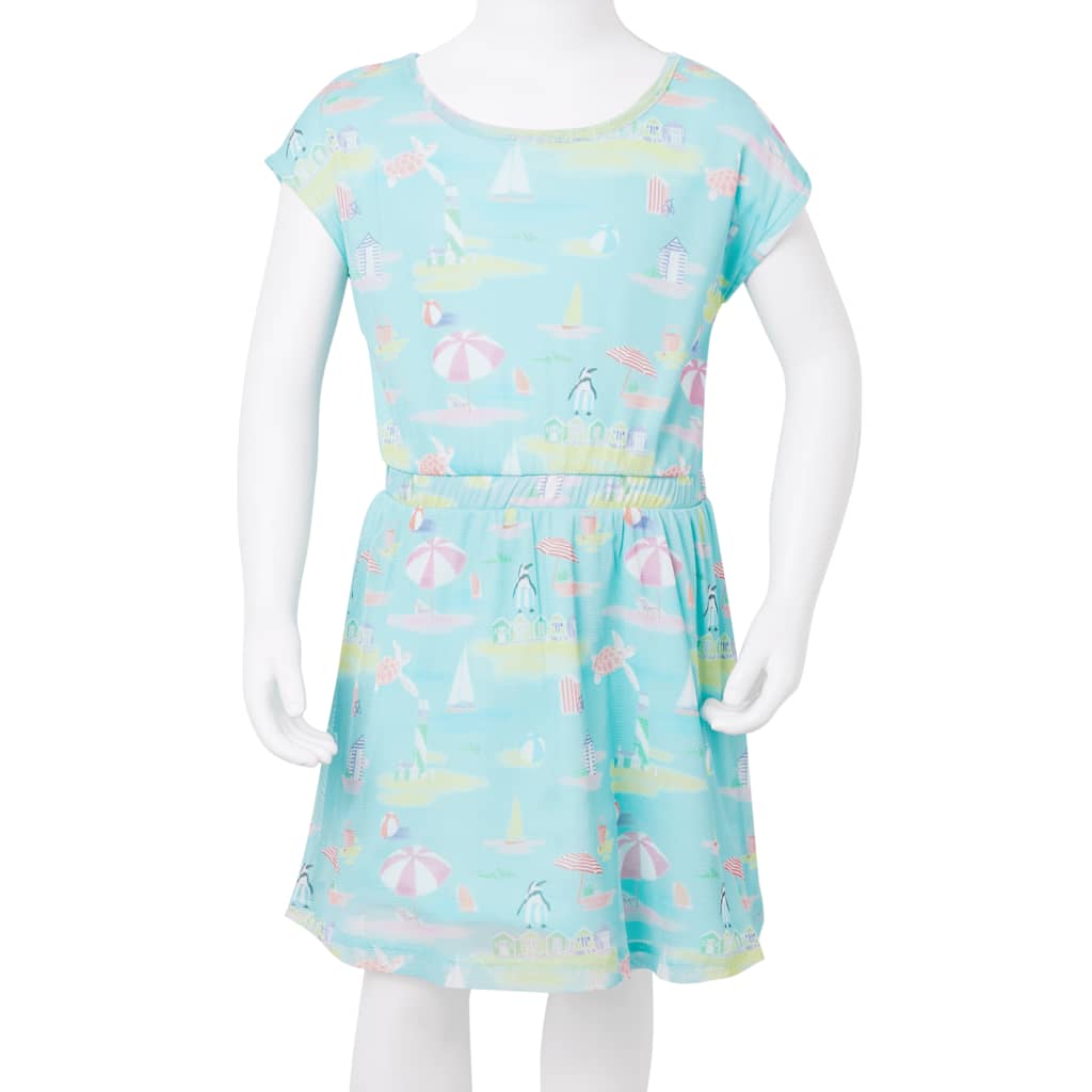 Kinderjurk 104 lichtzeeblauw is nu te koop bij PeponiXL, paradijselijk wonen!