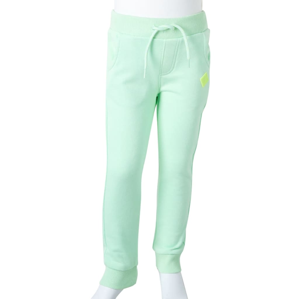 Kinderjoggingbroek 104 felgroen is nu te koop bij PeponiXL, paradijselijk wonen!