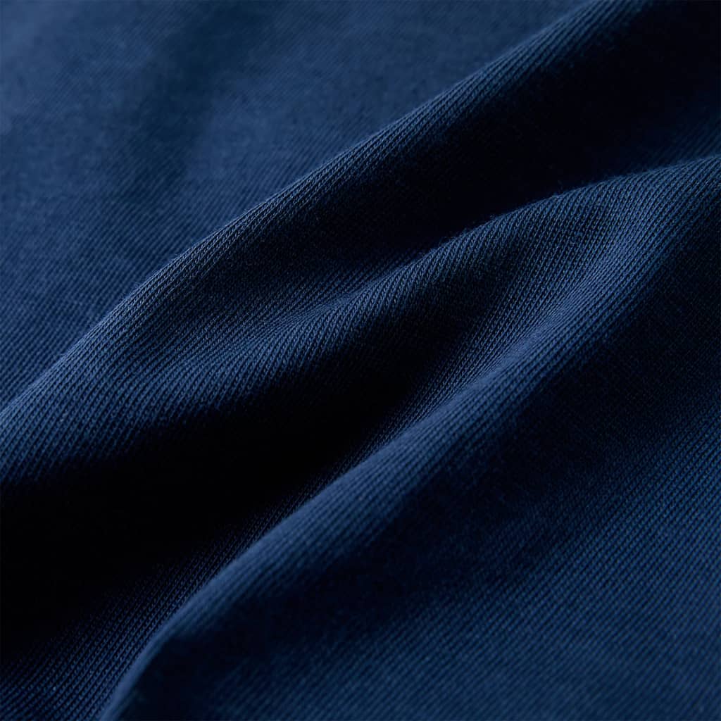 Kindershirt met korte mouwen 128 donkerblauw is nu te koop bij PeponiXL, paradijselijk wonen!