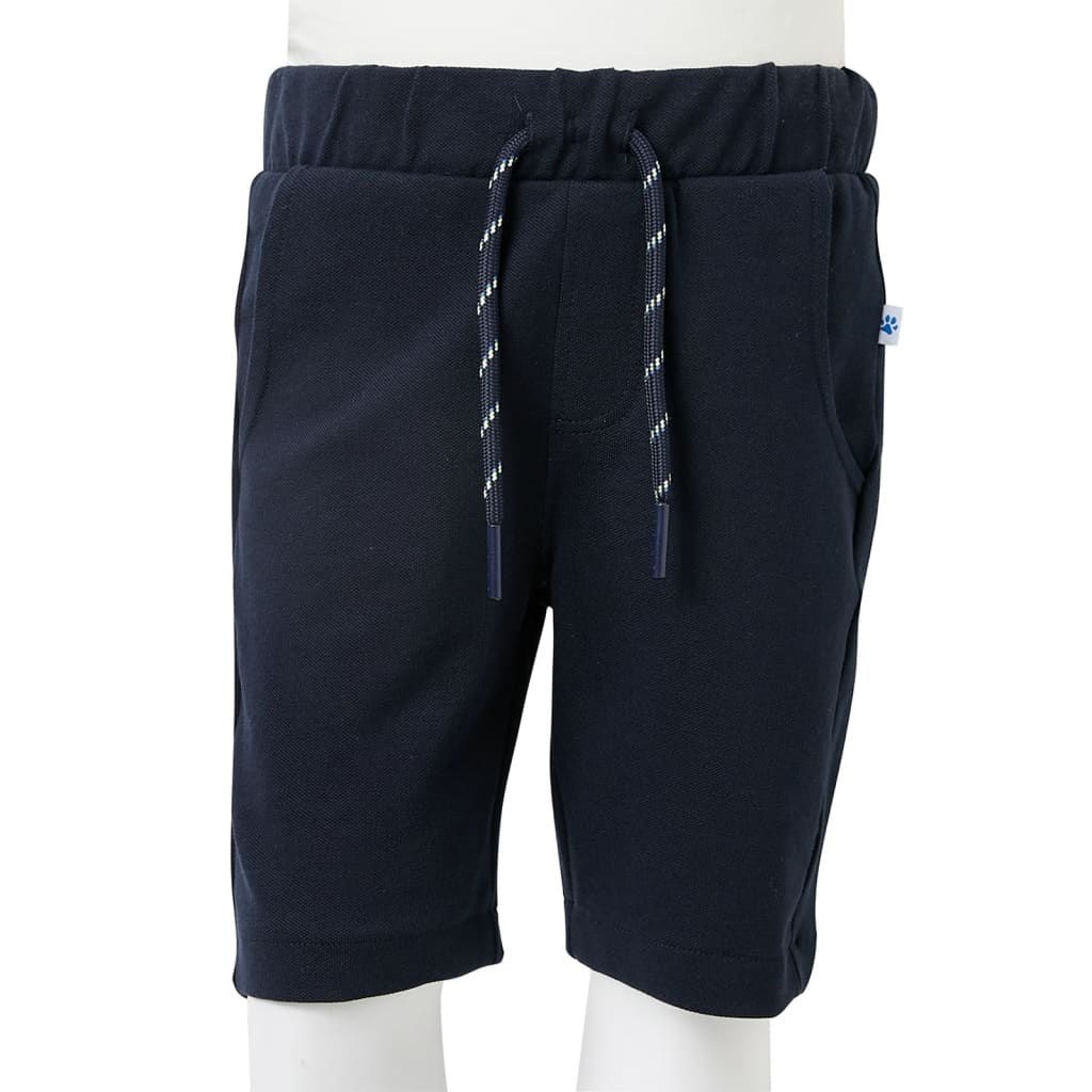 Kindershorts met trekkoord 140 marineblauw is nu te koop bij PeponiXL, paradijselijk wonen!