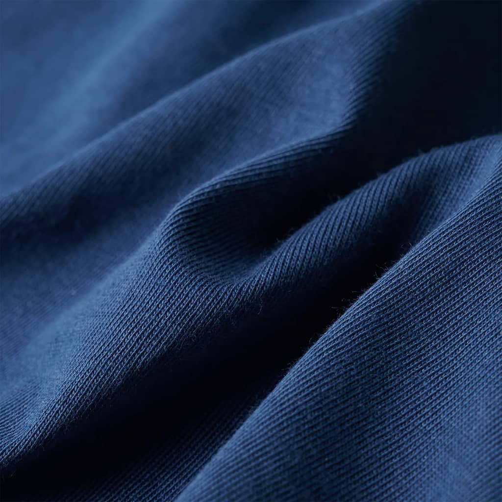 Kindershirt 128 donkerblauw is nu te koop bij PeponiXL, paradijselijk wonen!