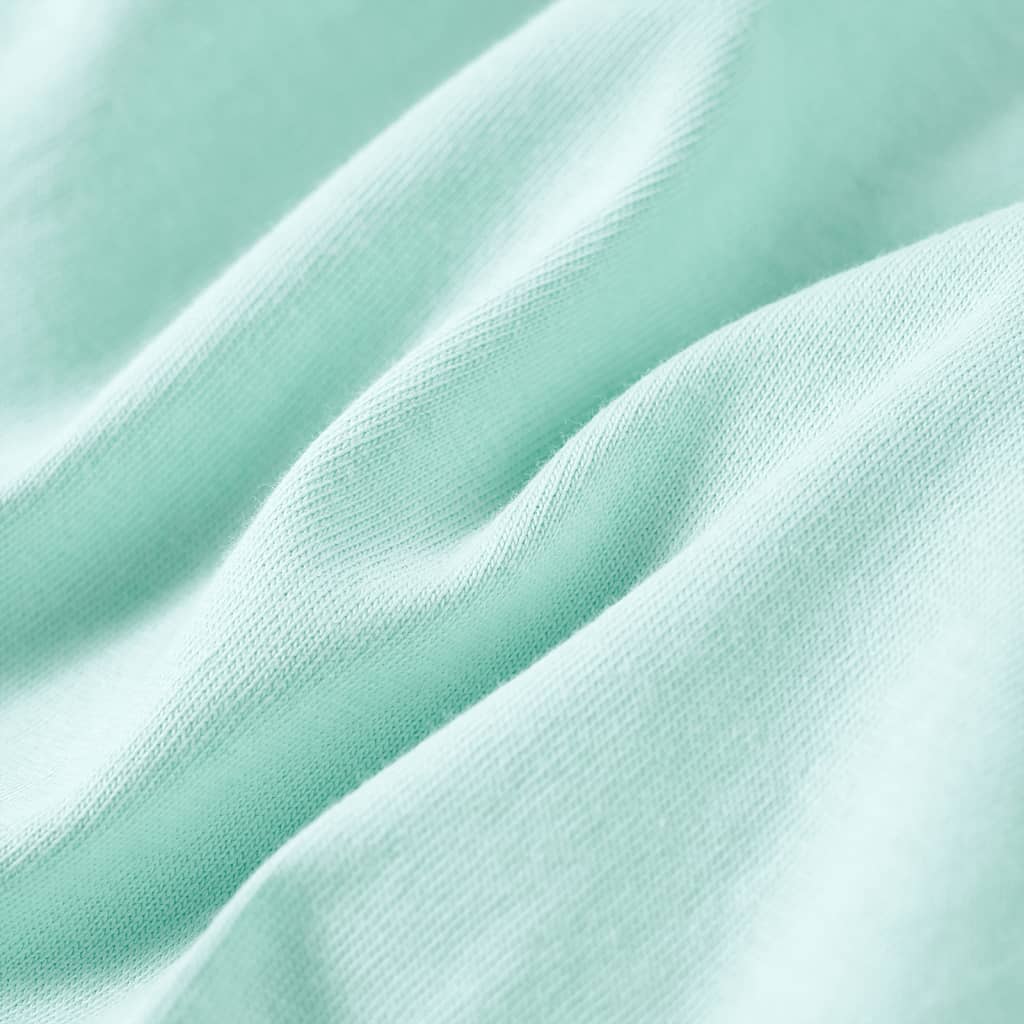 Kindershirt 104 lichtmintkleurig is nu te koop bij PeponiXL, paradijselijk wonen!