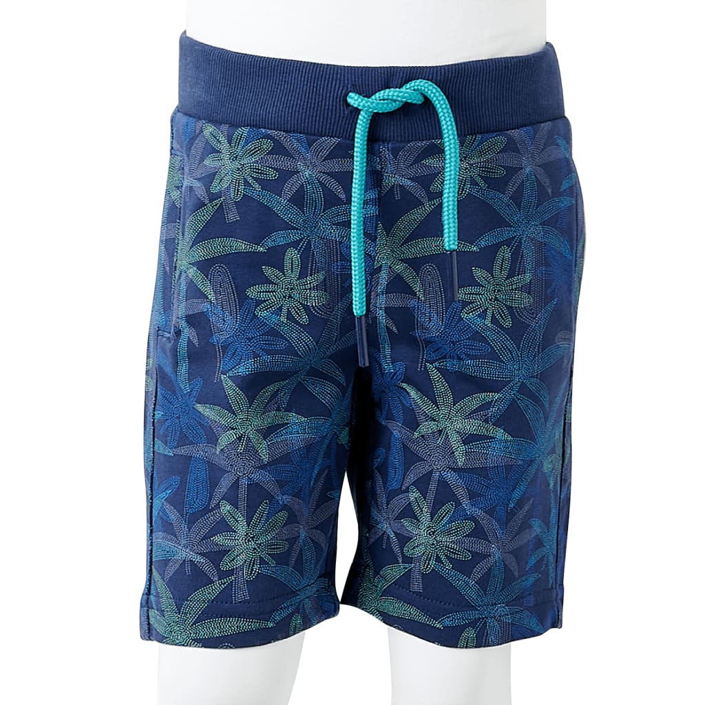 Kindershorts met trekkoord 104 marineblauw is nu te koop bij PeponiXL, paradijselijk wonen!