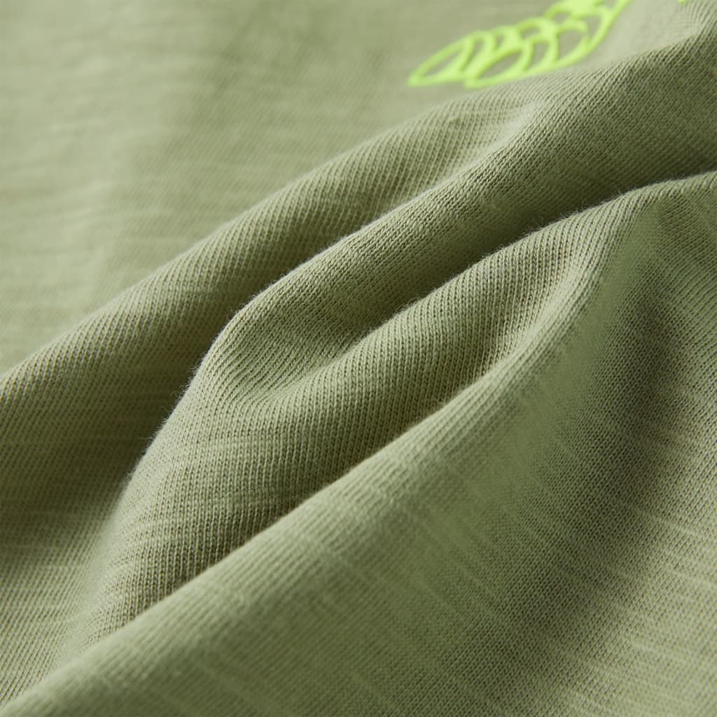 Kindershirt met korte mouwen 128 lichtkakikleurig is nu te koop bij PeponiXL, paradijselijk wonen!