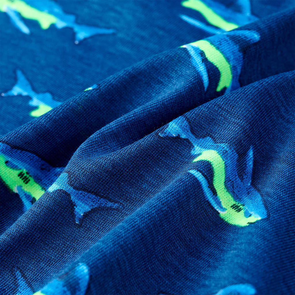 Kindershirt 140 donkerblauw is nu te koop bij PeponiXL, paradijselijk wonen!