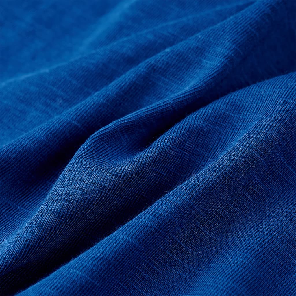 Kindershirt 116 donkerblauw is nu te koop bij PeponiXL, paradijselijk wonen!