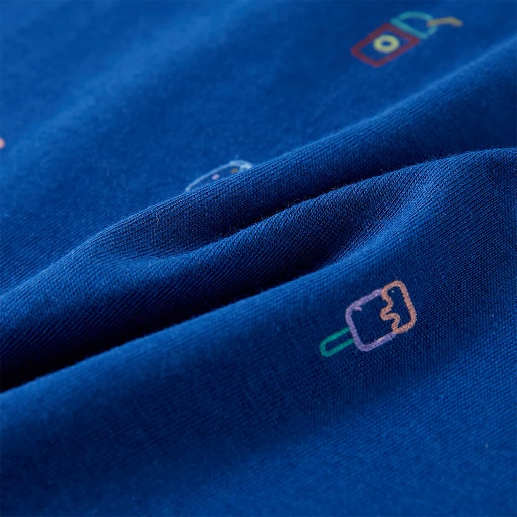 Kindertopje 128 donkerblauw is nu te koop bij PeponiXL, paradijselijk wonen!