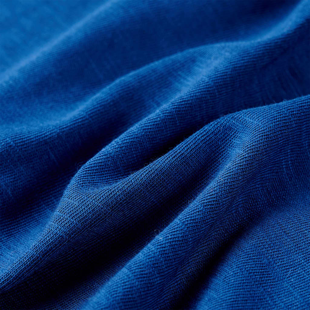 Kindershirt 128 donkerblauw is nu te koop bij PeponiXL, paradijselijk wonen!