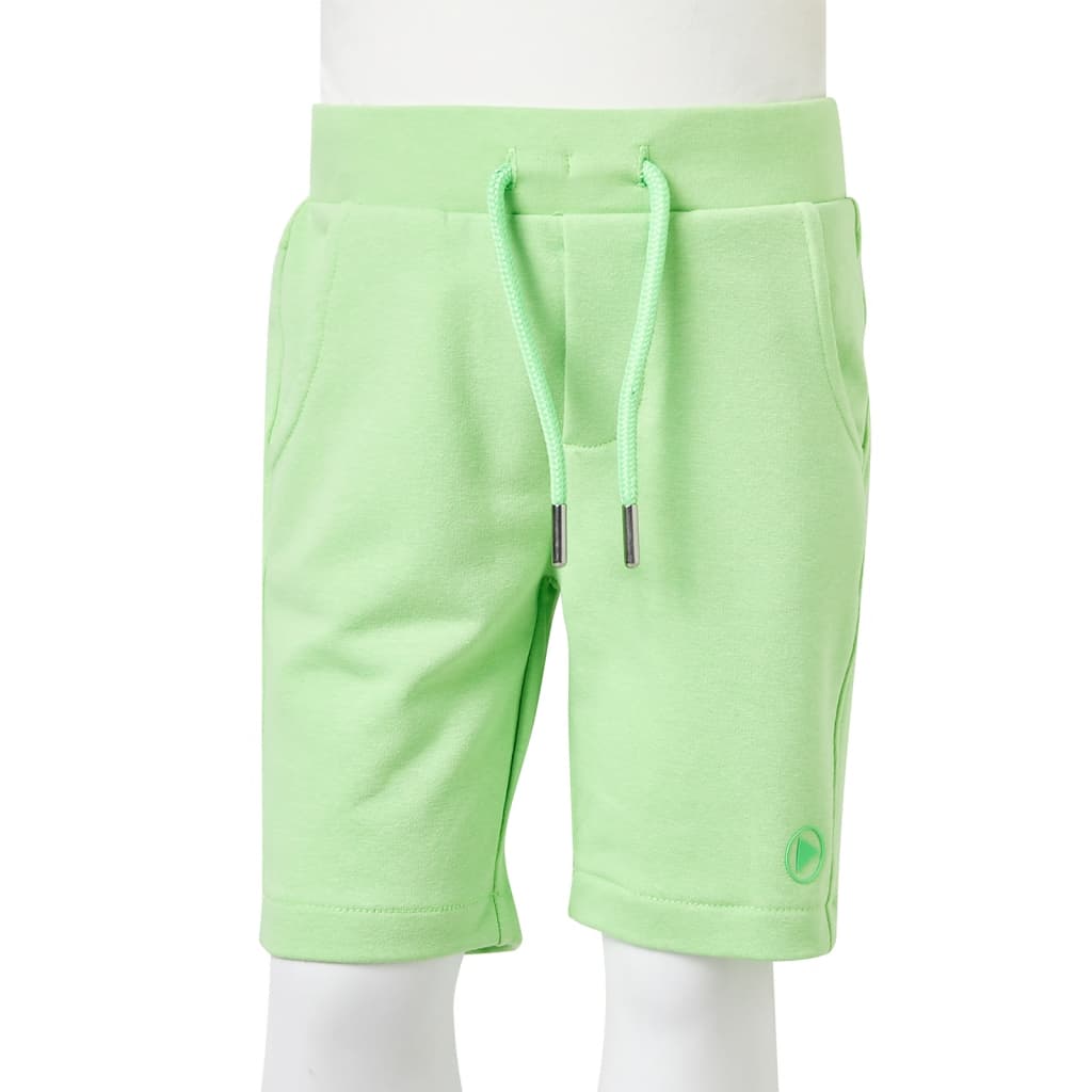 Kindershort 128 fluorescerend groen is nu te koop bij PeponiXL, paradijselijk wonen!
