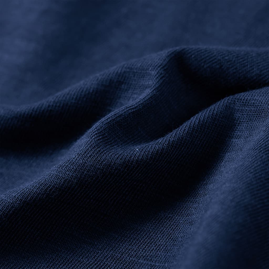 Kindershirt met lange mouwen 116 gemêleerd marineblauw is nu te koop bij PeponiXL, paradijselijk wonen!