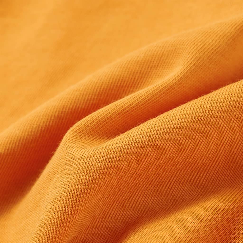 Kindershirt met lange mouwen 116 okerkleurig is nu te koop bij PeponiXL, paradijselijk wonen!