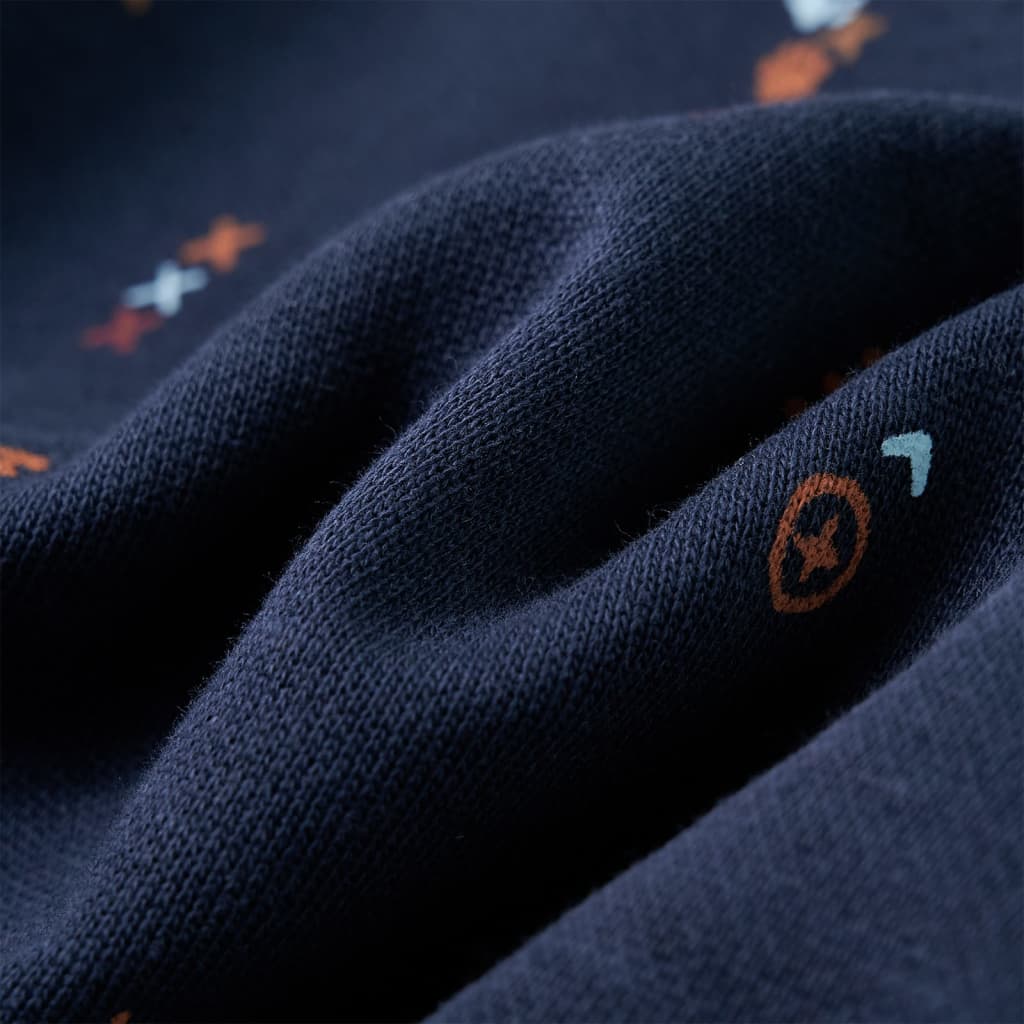 Kindertrui 128 gemêleerd marineblauw is nu te koop bij PeponiXL, paradijselijk wonen!