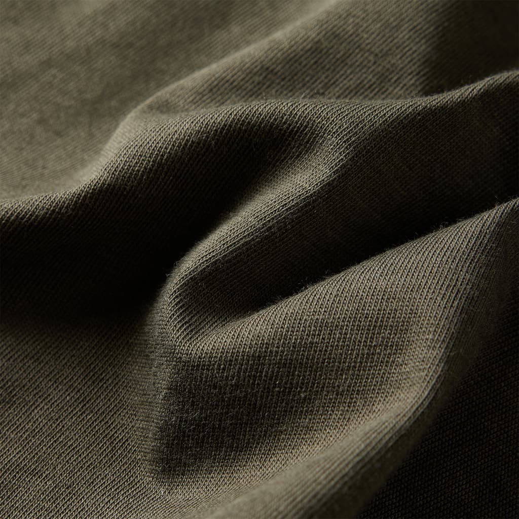 Kindershirt met lange mouwen 104 kakikleurig is nu te koop bij PeponiXL, paradijselijk wonen!