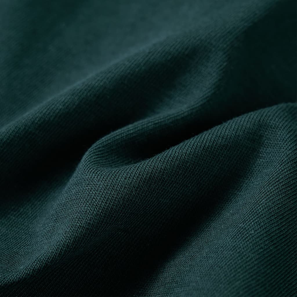 Kindershirt met lange mouwen 104 donkergroen is nu te koop bij PeponiXL, paradijselijk wonen!