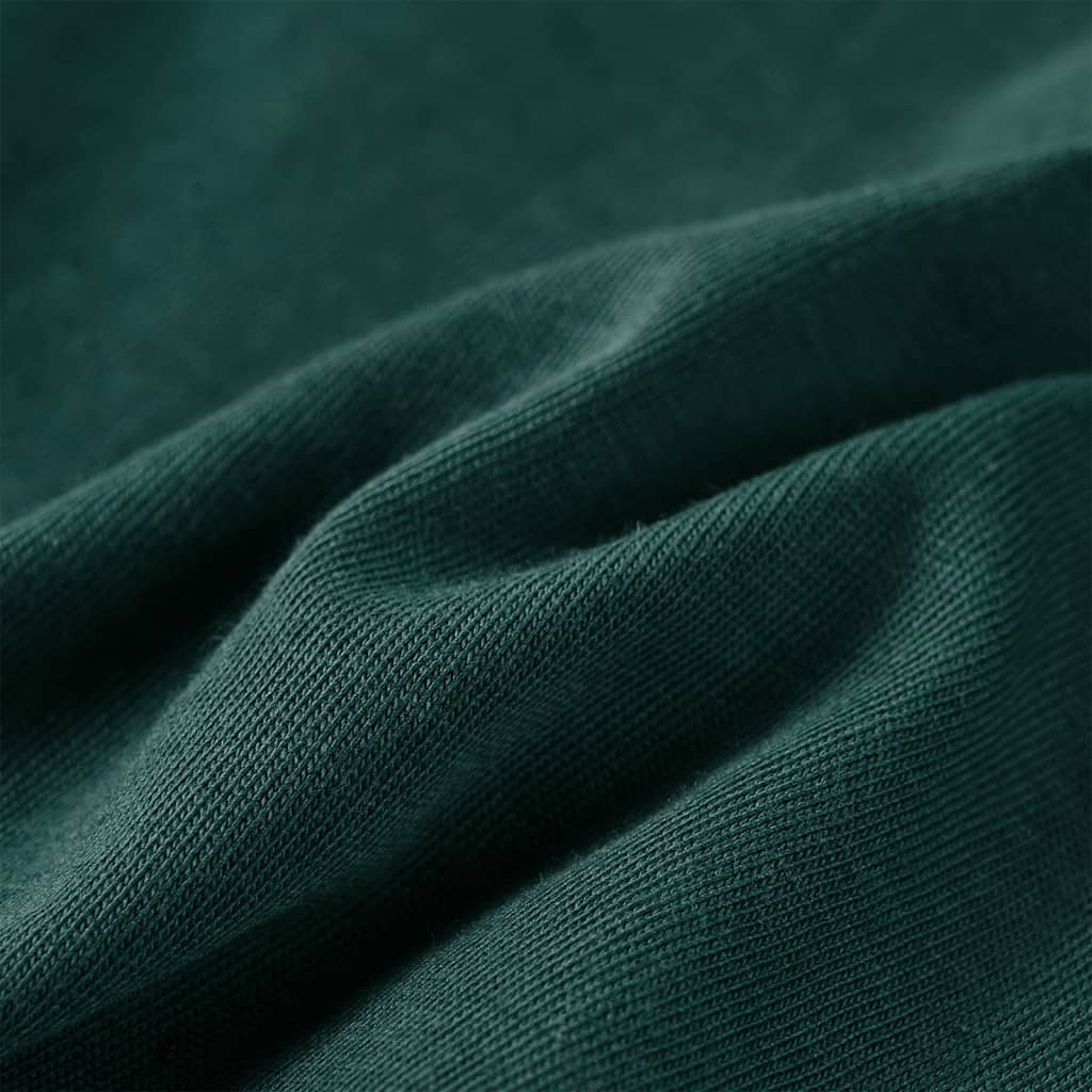 Kindershirt met lange mouwen 116 donkergroen is nu te koop bij PeponiXL, paradijselijk wonen!