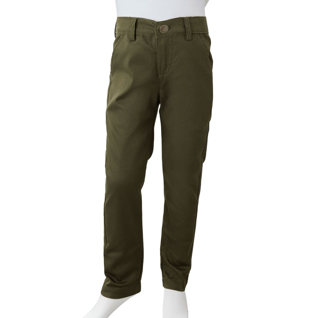 Kinderbroek 128 kakikleurig is nu te koop bij PeponiXL, paradijselijk wonen!