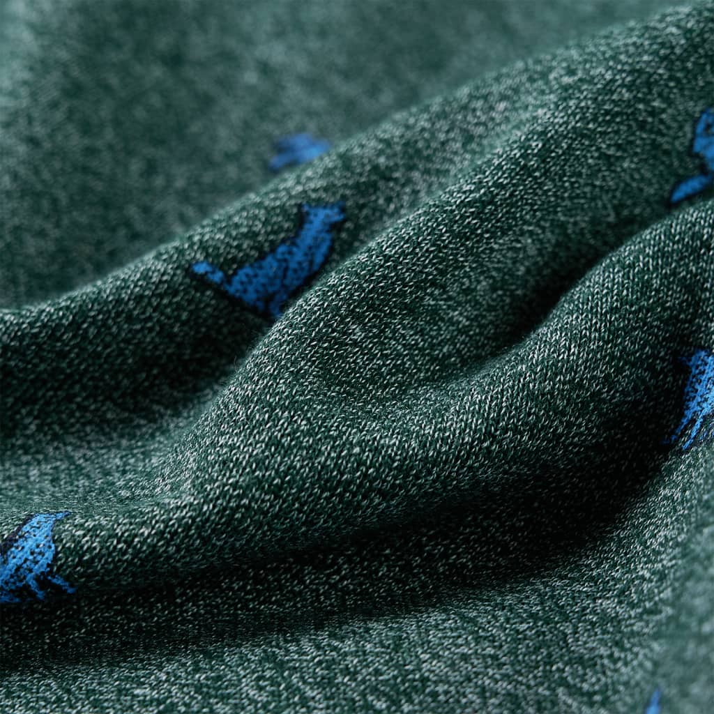 Kindertrui 104 gemêleerd donkergroen is nu te koop bij PeponiXL, paradijselijk wonen!