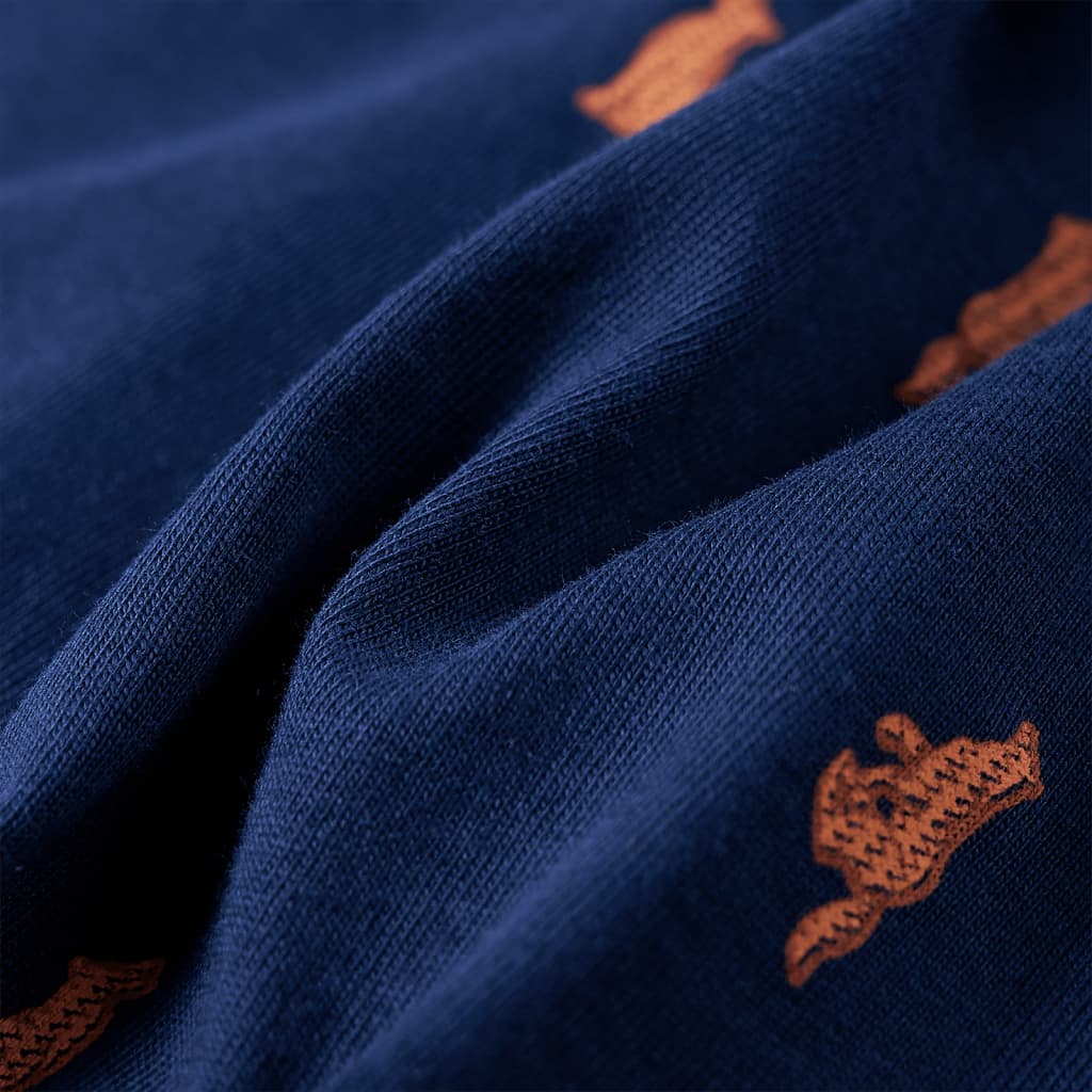 Kindershirt 116 marineblauw is nu te koop bij PeponiXL, paradijselijk wonen!