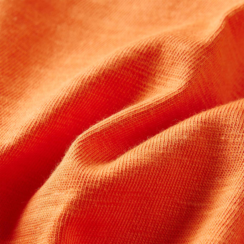 Kindershirt met lange mouwen 128 donkeroranje is nu te koop bij PeponiXL, paradijselijk wonen!
