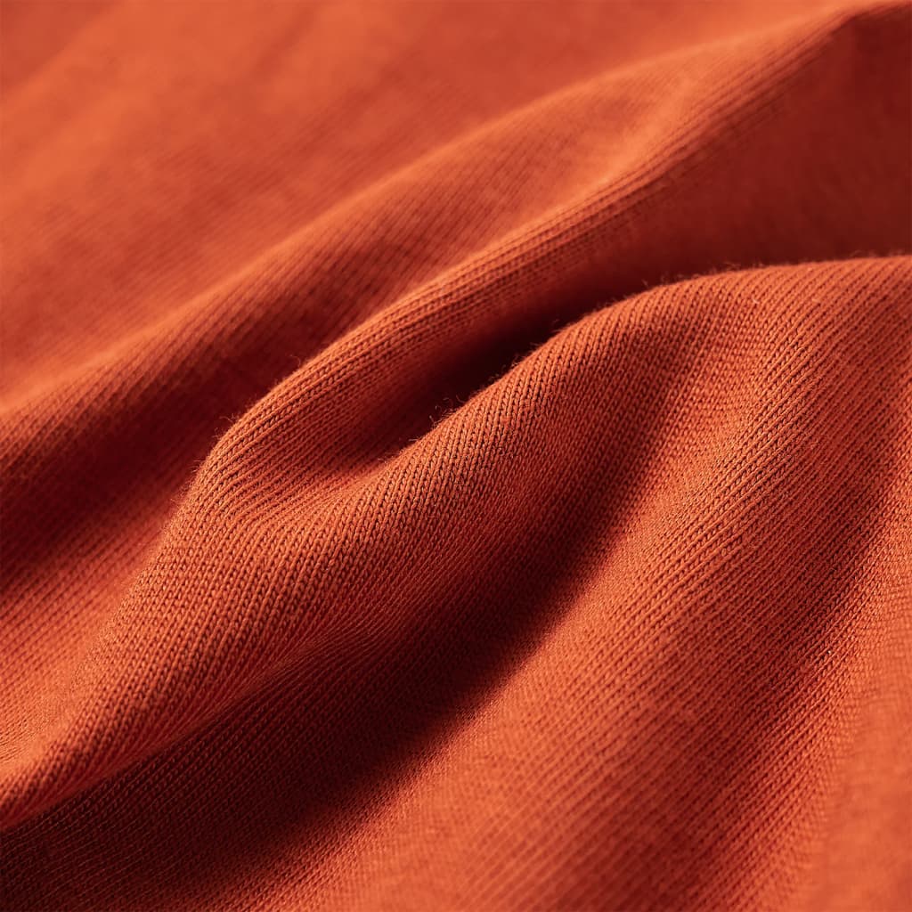 Kindershirt met lange mouwen 116 lichtroestkleurig is nu te koop bij PeponiXL, paradijselijk wonen!