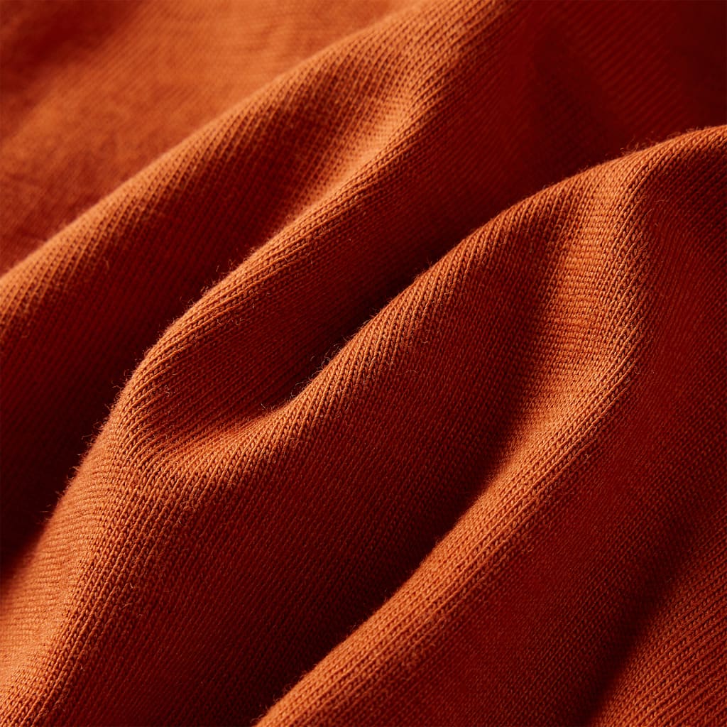 Kindershirt met lange mouwen 104 lichtroestkleurig is nu te koop bij PeponiXL, paradijselijk wonen!