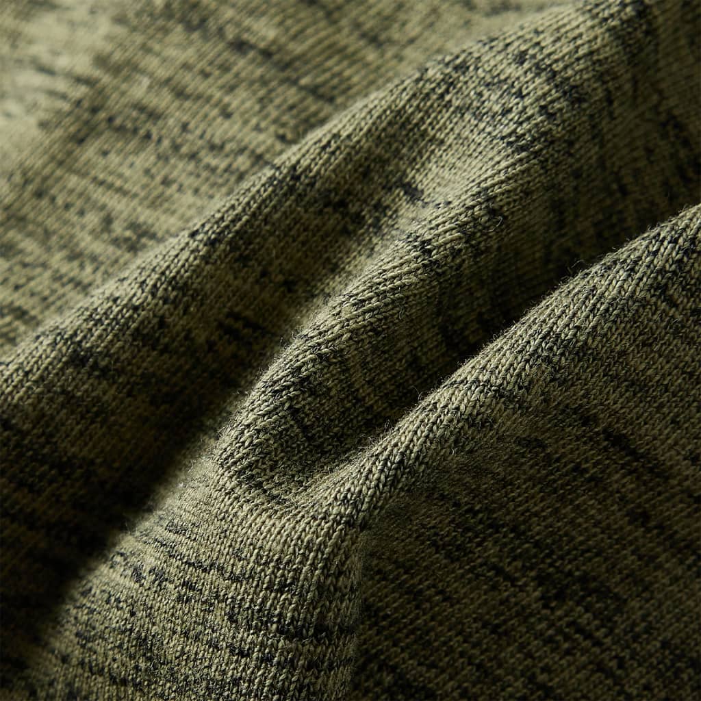 Kindershirt met lange mouwen 116 gemêleerd kakikleurig is nu te koop bij PeponiXL, paradijselijk wonen!