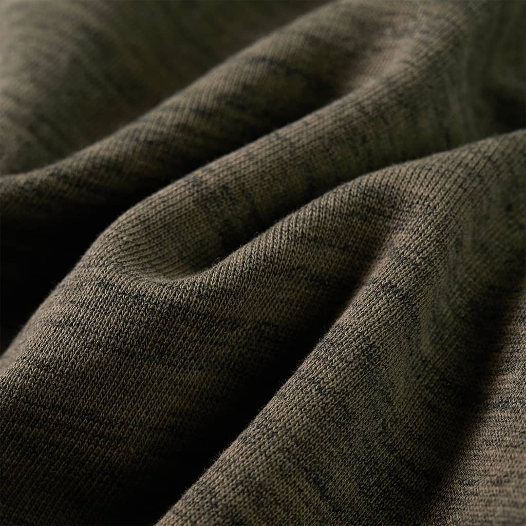 Kindertrui 104 gemêleerd donkerkakikleurig is nu te koop bij PeponiXL, paradijselijk wonen!