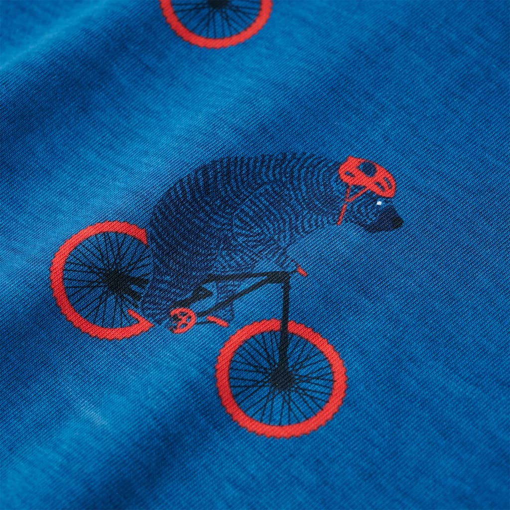 Kinderpyjama met lange mouwen 128 petroleumkleurig is nu te koop bij PeponiXL, paradijselijk wonen!