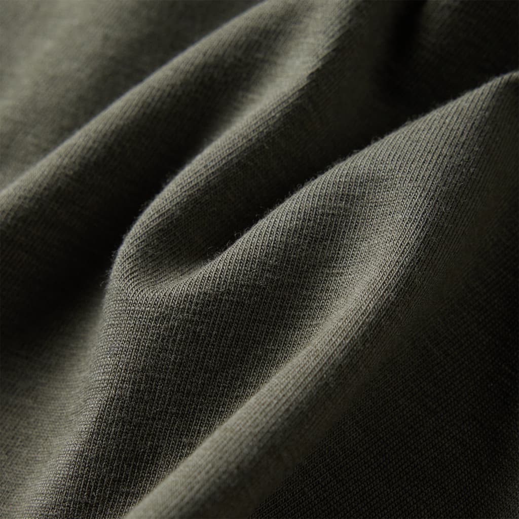 Kindershirt met lange mouwen 104 kakikleurig is nu te koop bij PeponiXL, paradijselijk wonen!