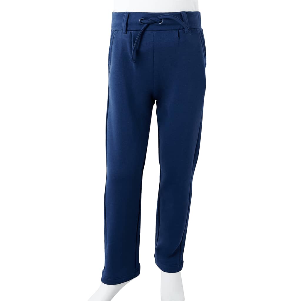 Kinderbroek met trekkoord 128 marineblauw is nu te koop bij PeponiXL, paradijselijk wonen!