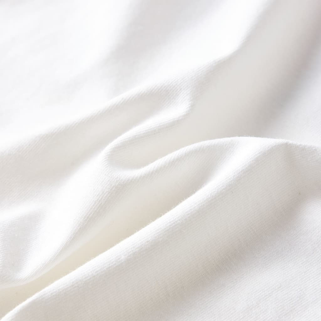 Kindershirt met lange mouwen 128 ecrukleurig is nu te koop bij PeponiXL, paradijselijk wonen!