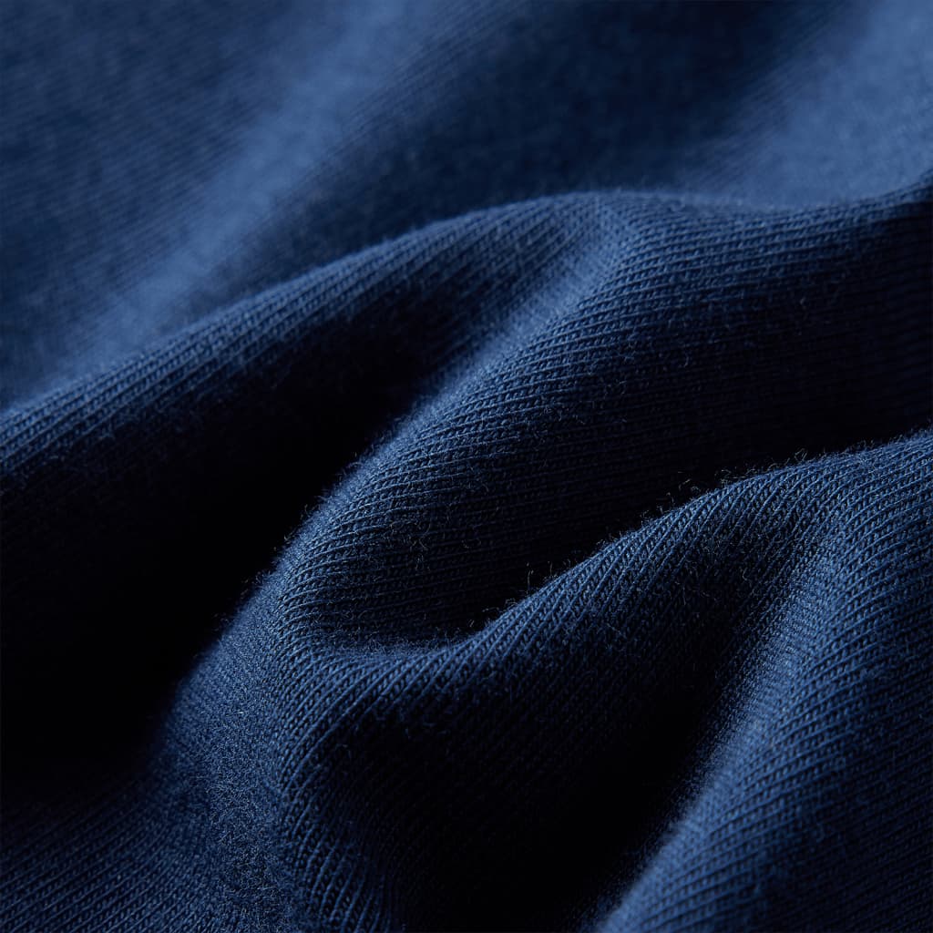 Kindershirt lange mouwen 128 marineblauw is nu te koop bij PeponiXL, paradijselijk wonen!