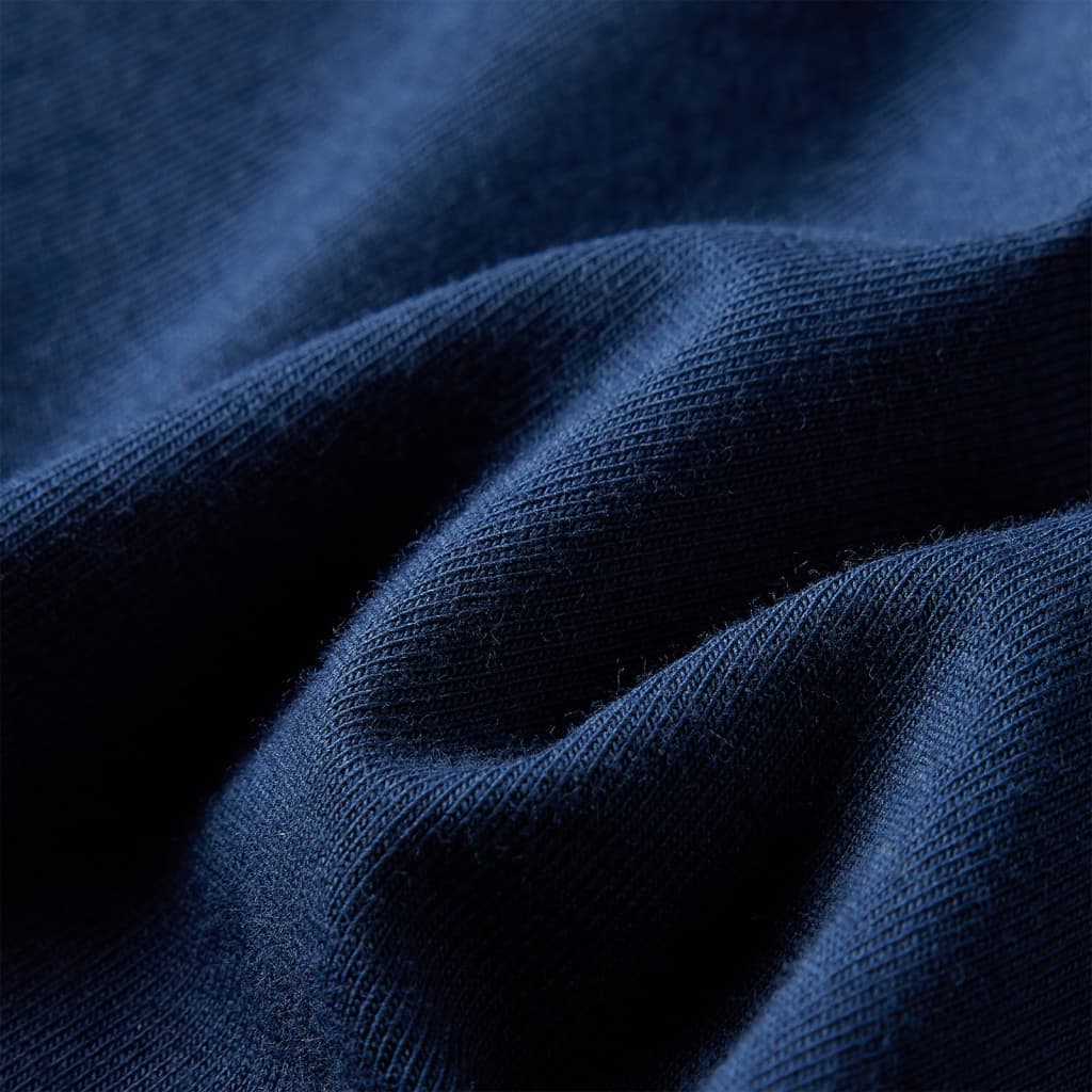 Kindershirt lange mouwen 140 marineblauw is nu te koop bij PeponiXL, paradijselijk wonen!