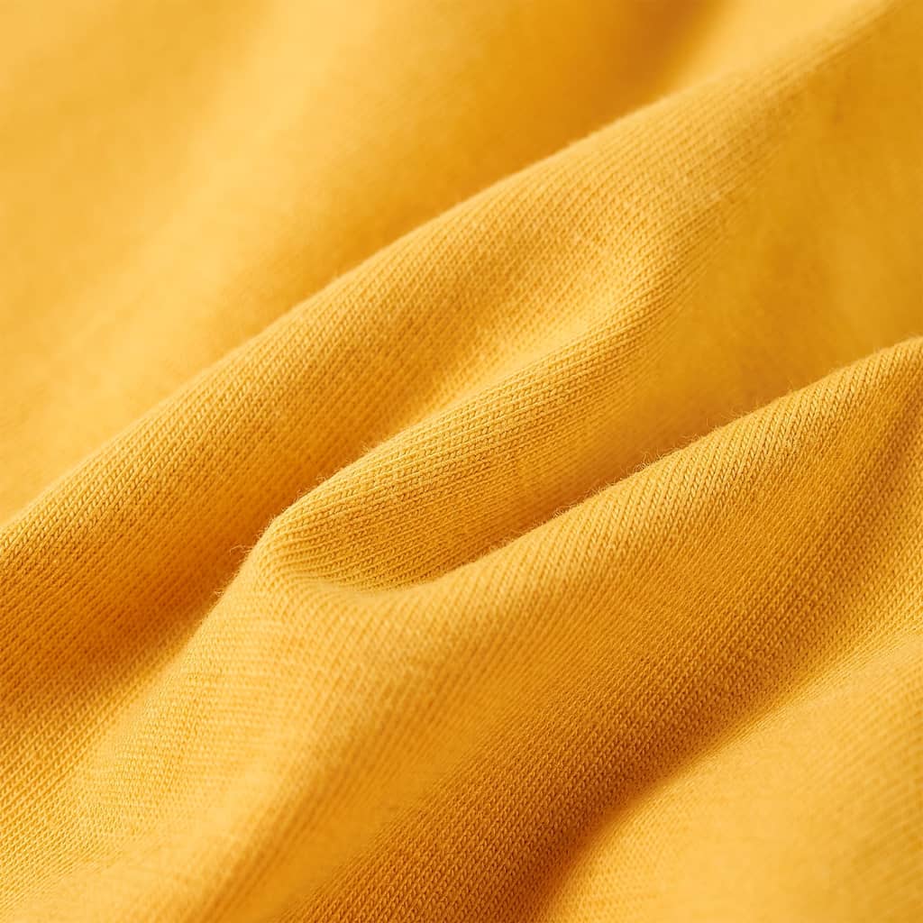 Kindershirt met lange mouwen 116 donkerokerkleurig is nu te koop bij PeponiXL, paradijselijk wonen!