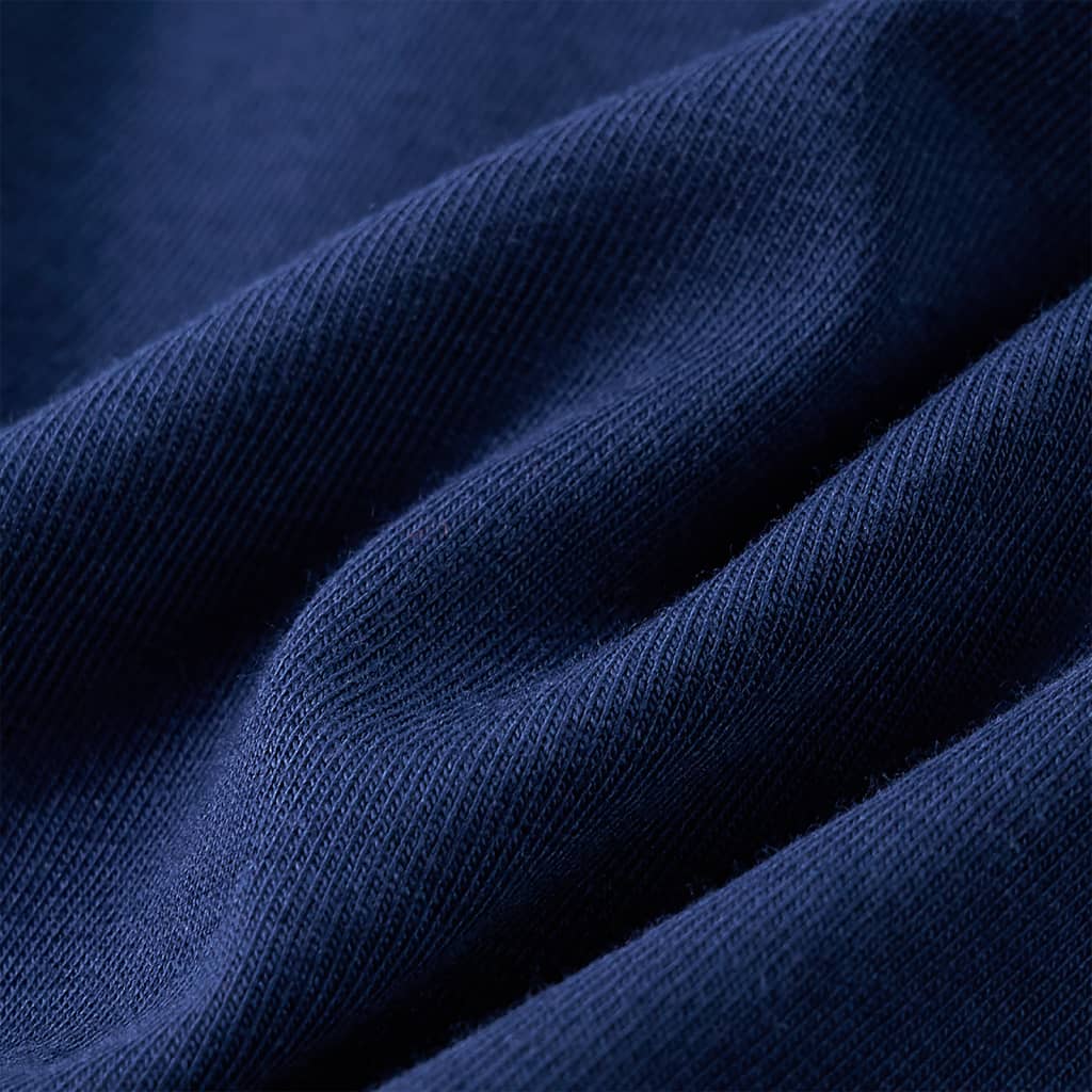 Kindershirt met lange mouwen 128 marineblauw is nu te koop bij PeponiXL, paradijselijk wonen!