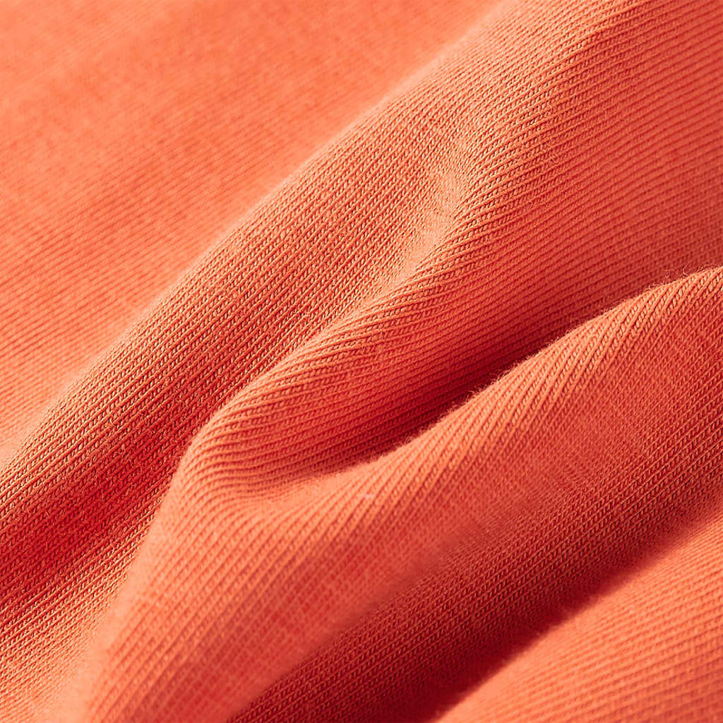 Kindershirt met lange mouwen 140 oranjebruin is nu te koop bij PeponiXL, paradijselijk wonen!