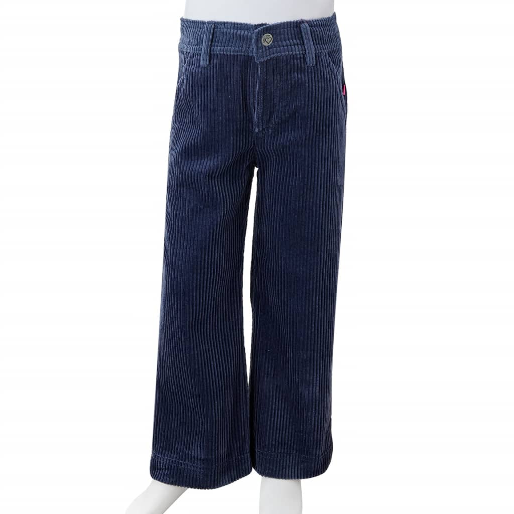Kinderbroek 104 ribfluweel marineblauw is nu te koop bij PeponiXL, paradijselijk wonen!