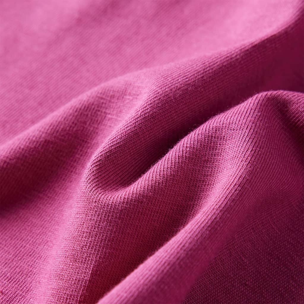 Kindershirt met lange mouwen 140 frambooskleurig is nu te koop bij PeponiXL, paradijselijk wonen!