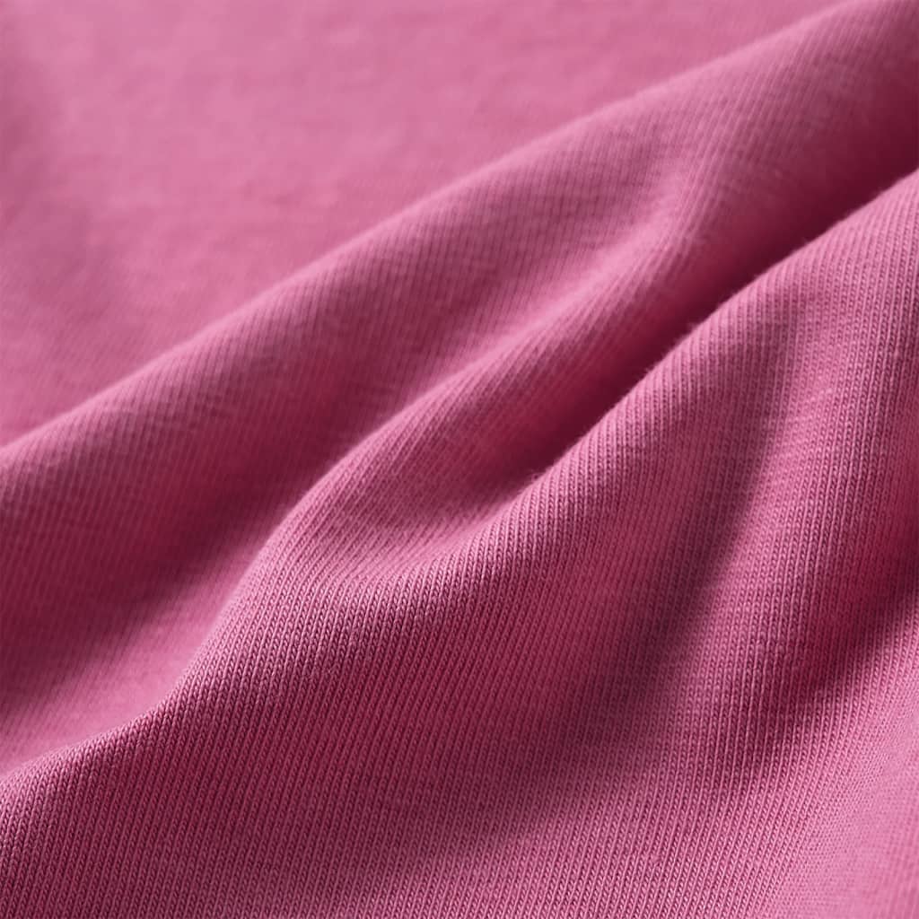 Kindershirt met lange mouwen 104 frambozenkleur is nu te koop bij PeponiXL, paradijselijk wonen!